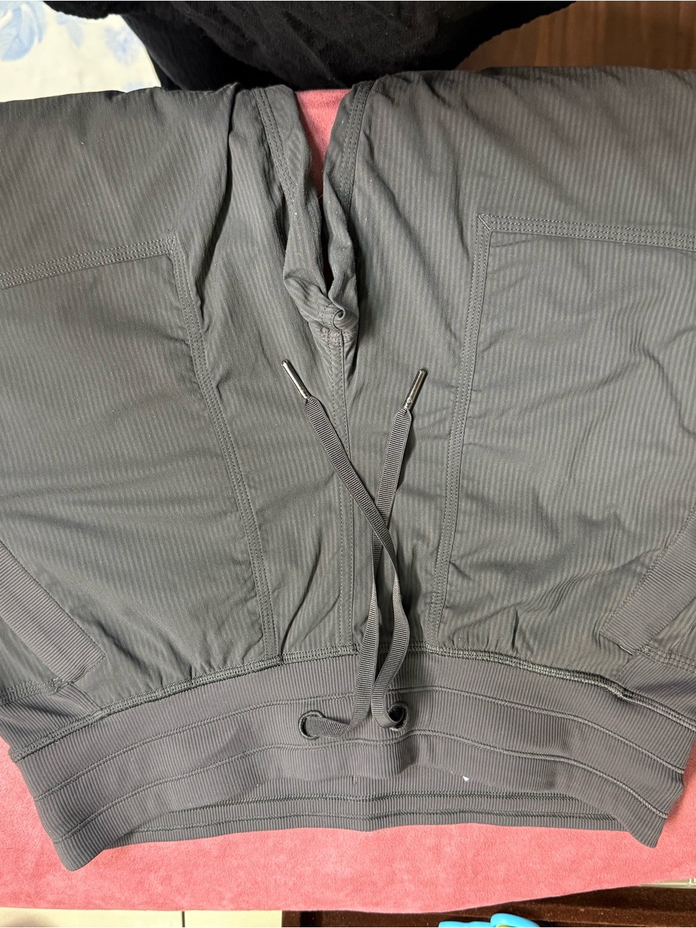 Gray Drawstring Active Shorts - Picture 6 of 6